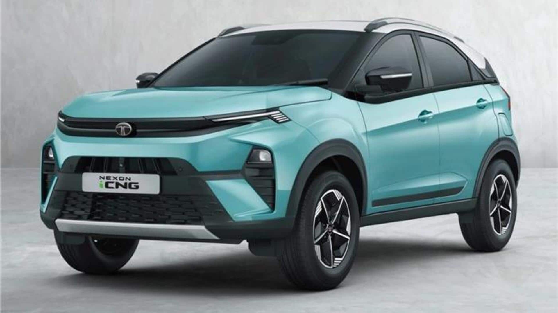 New Tata Nexon iCNG revealed ahead of its debut