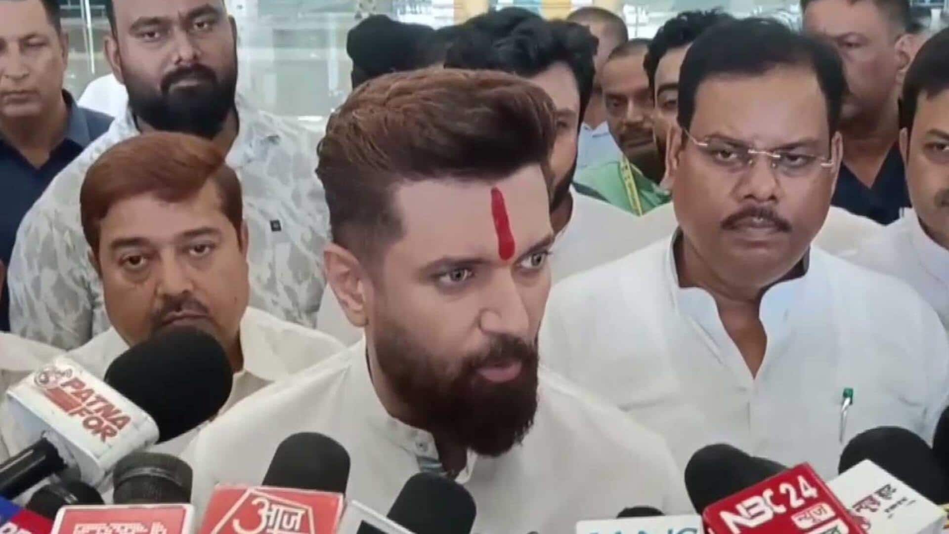 Reservation a constitutional right, not charity: Union minister Chirag Paswan