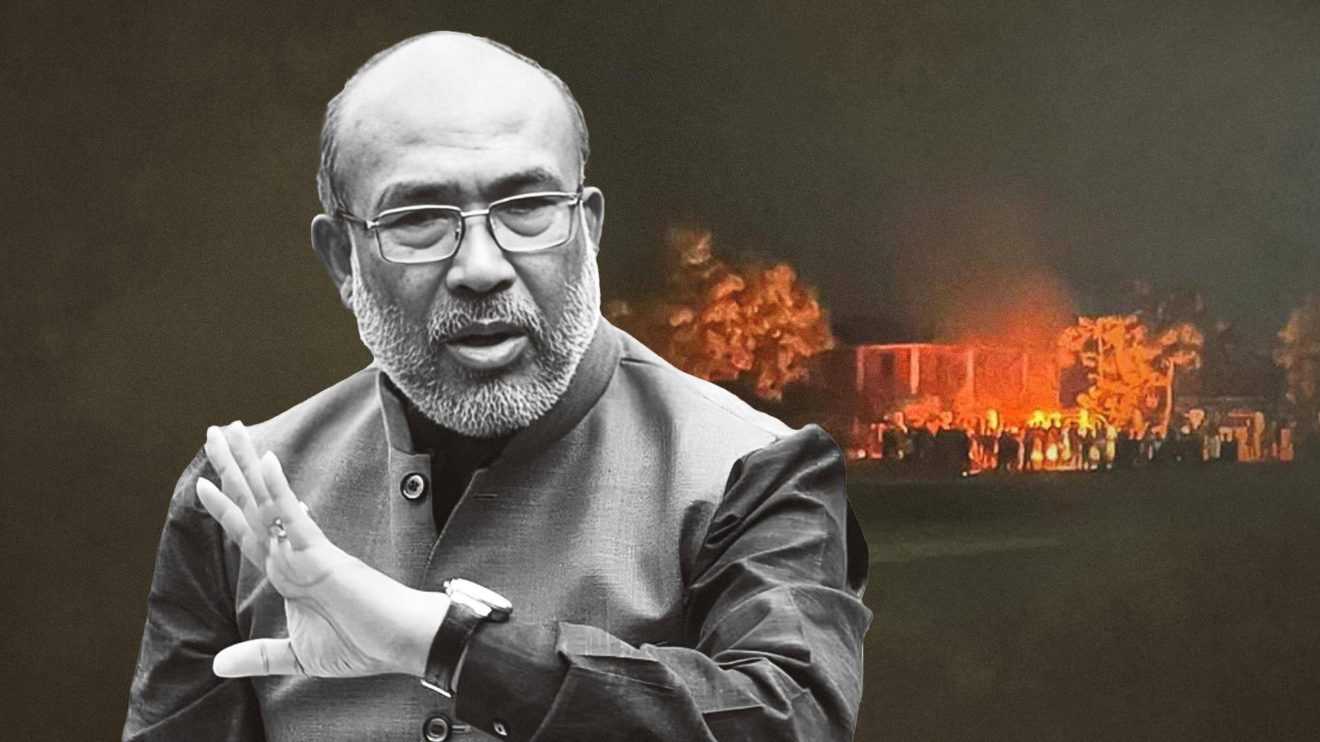 #NewsBytesExplainer: Why was Manipur CM's event venue set on fire