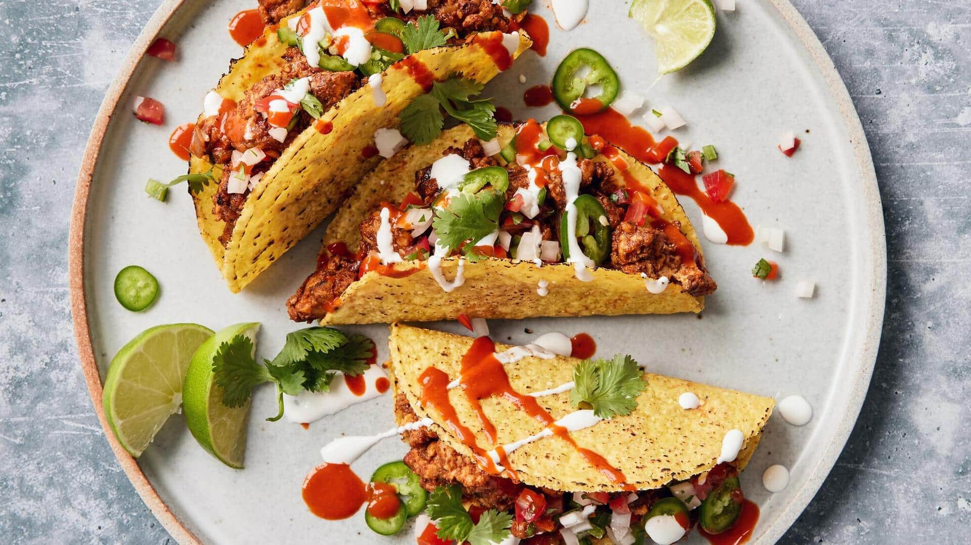 Delicious plant-based gluten-free tempeh tacos