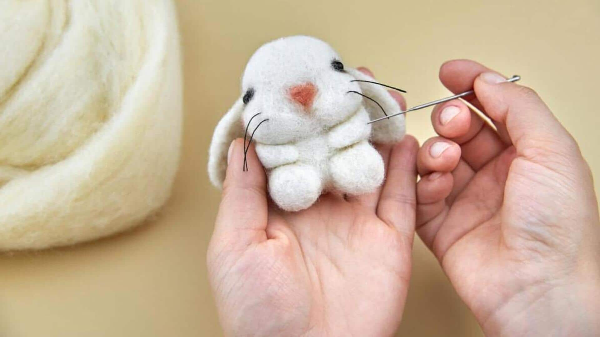 Enhance focus with needle felting