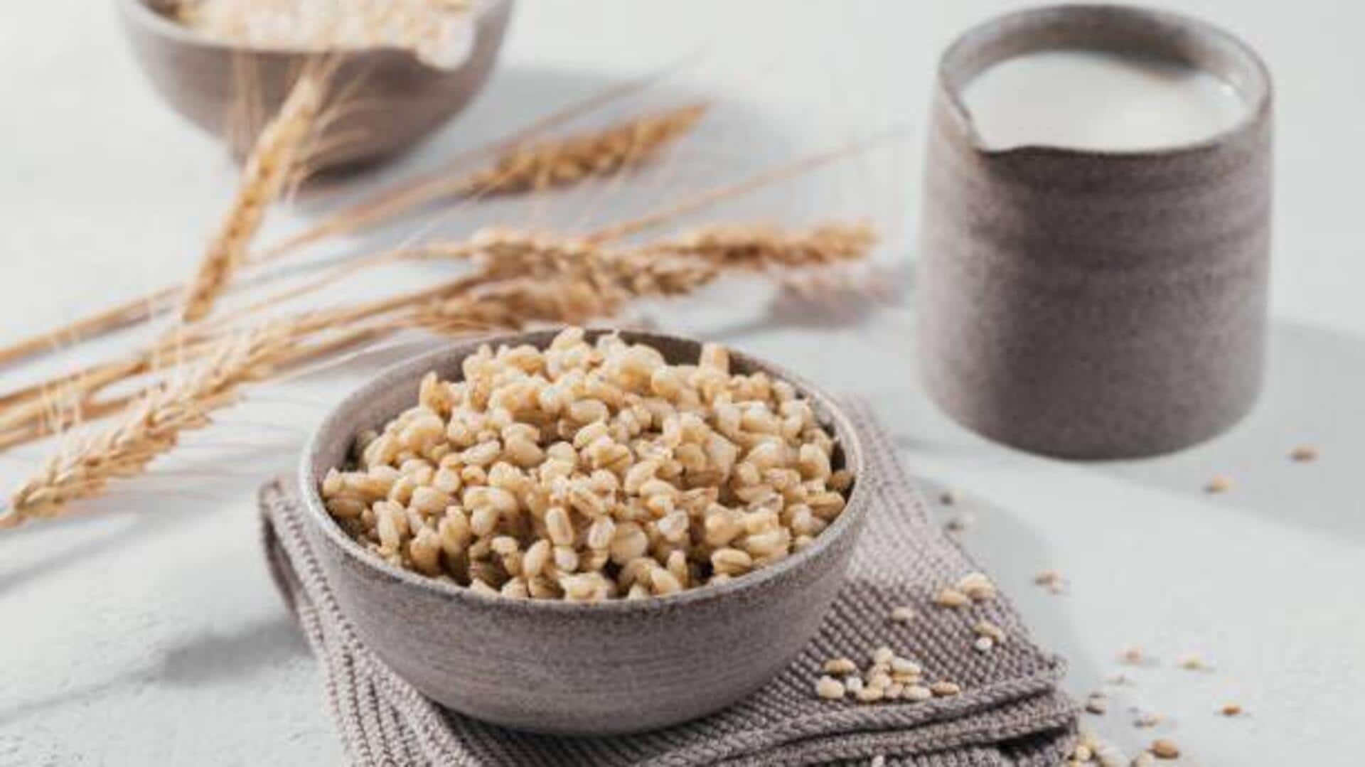 5-minute barley porridge for busy mornings