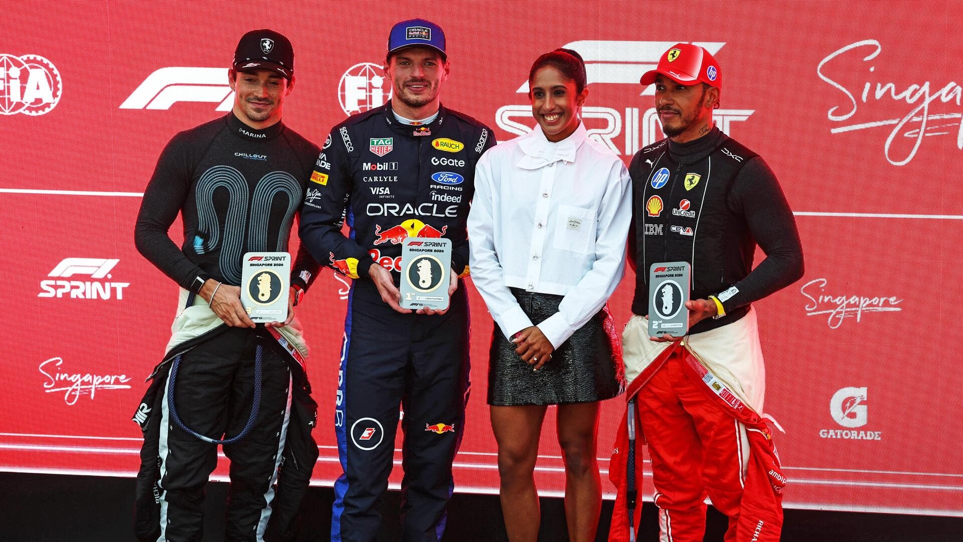 Max Verstappen wins rain-affected Singapore GP Sprint, rises to 5th