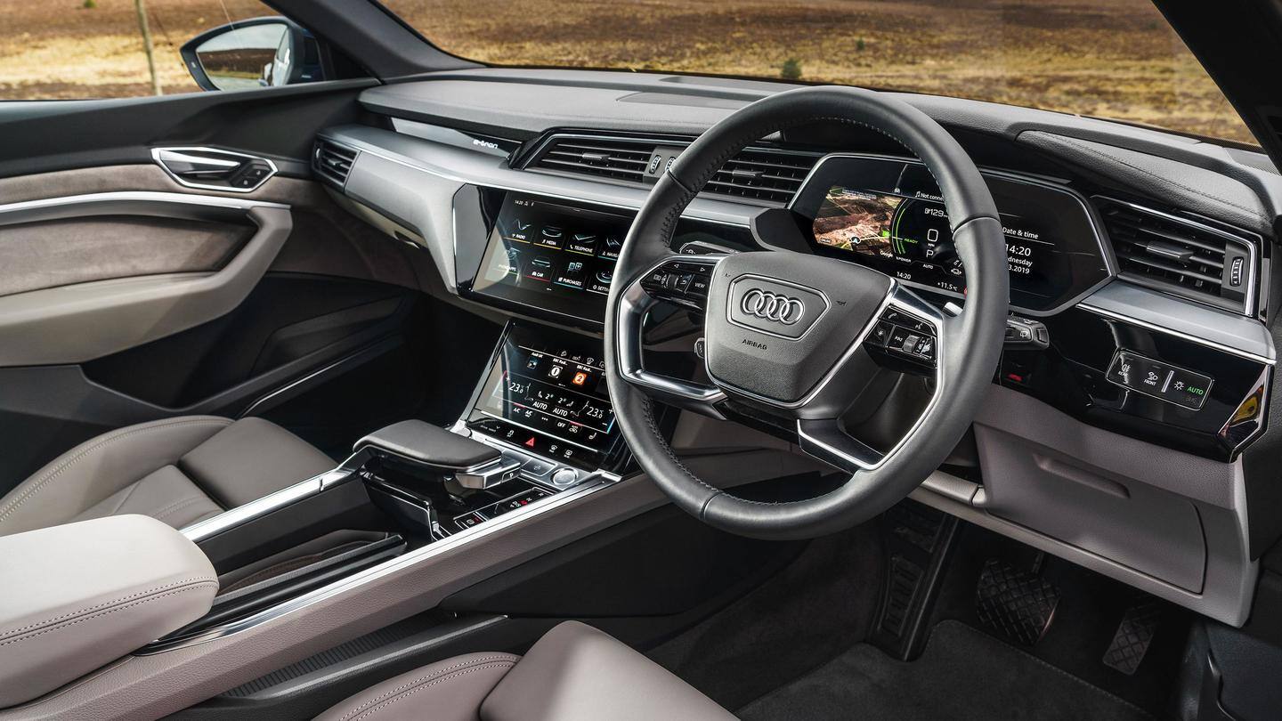 There is a dual-touchscreen setup and 4-zone climate control There is a dual-touchscreen setup and 4-zone climate control
