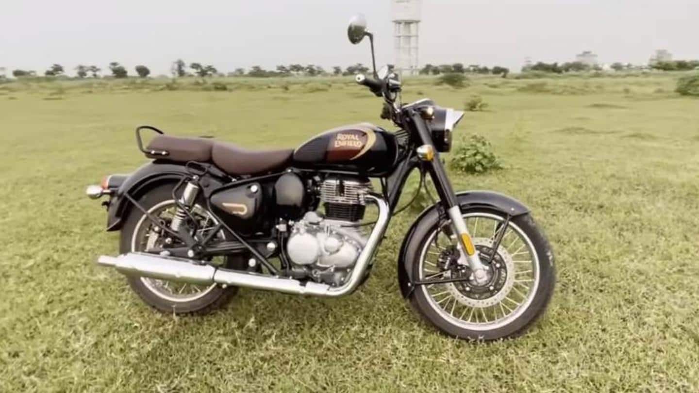 It gets 41mm telescopic front forks It gets 41mm telescopic front forks