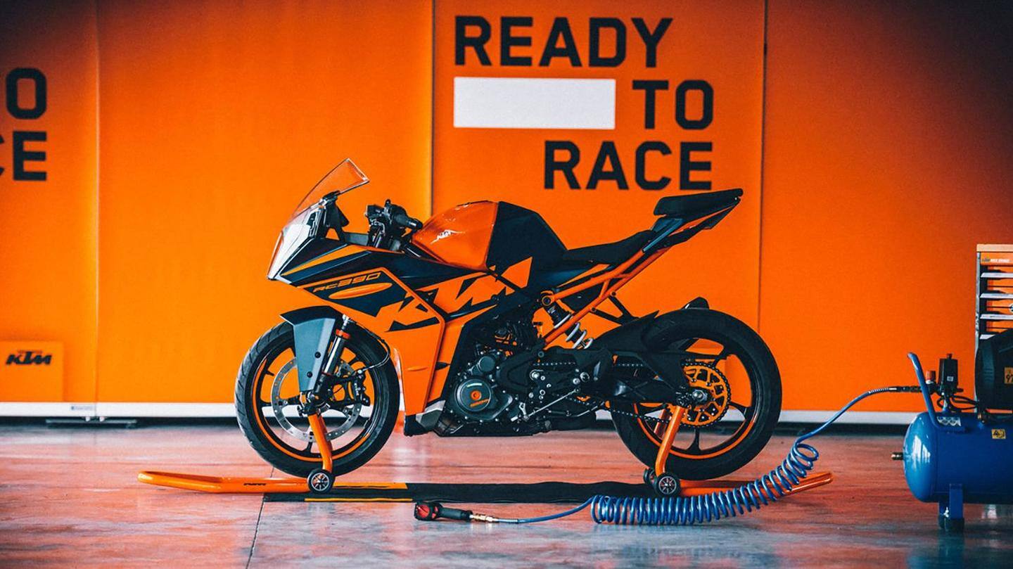 The bike has split-style seats and Bluetooth connectivity The bike has split-style seats and Bluetooth connectivity