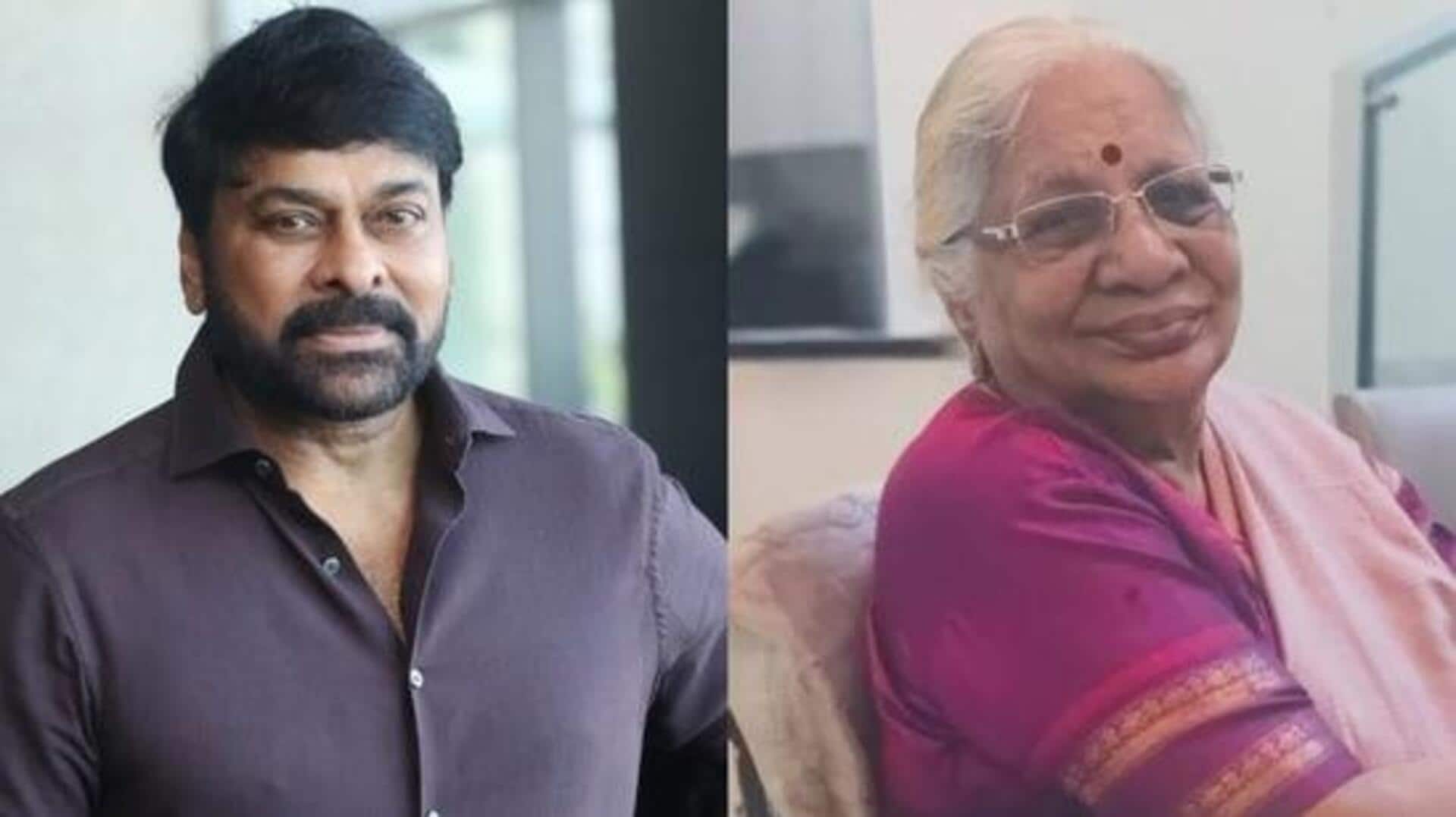 Chiranjeevi honors late mother-in-law's wish of eye donation Chiranjeevi honors late mother-in-law's wish of eye donation
