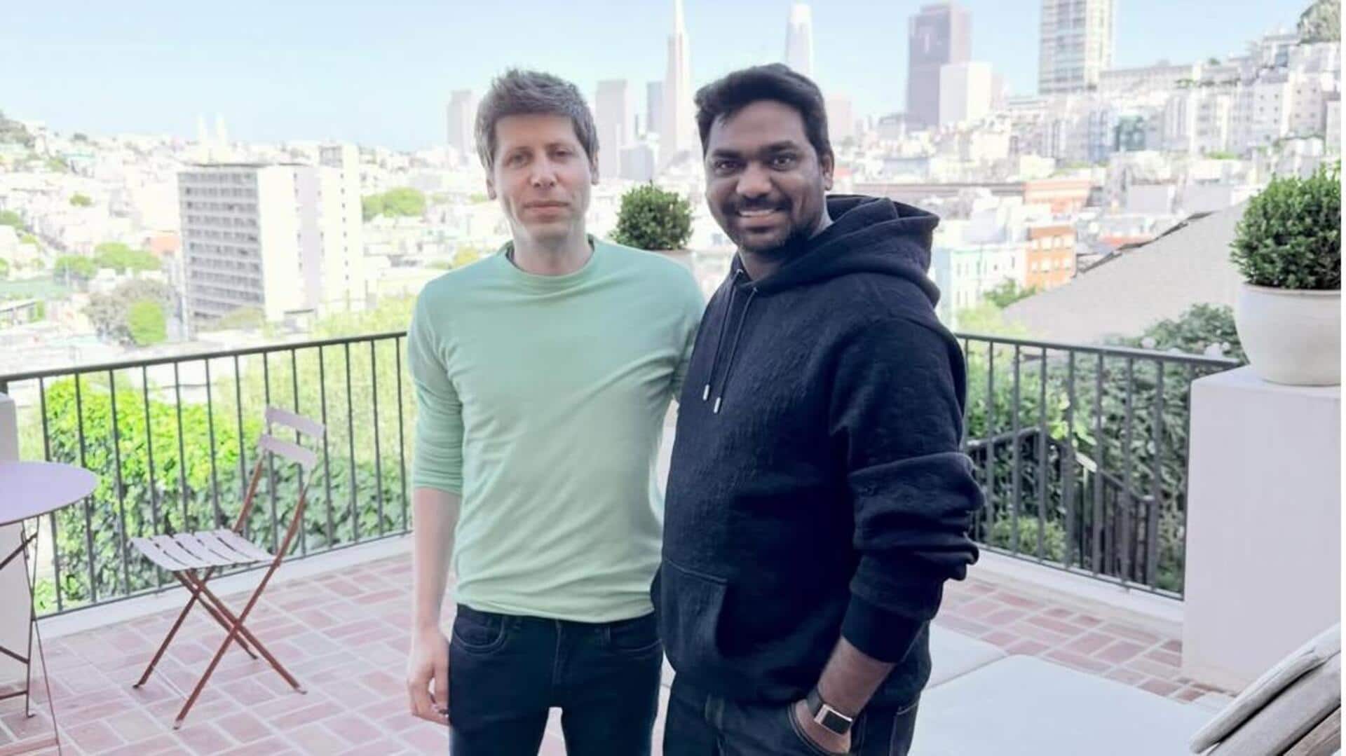 Zakir Khan meets Sam Altman at his San Francisco home