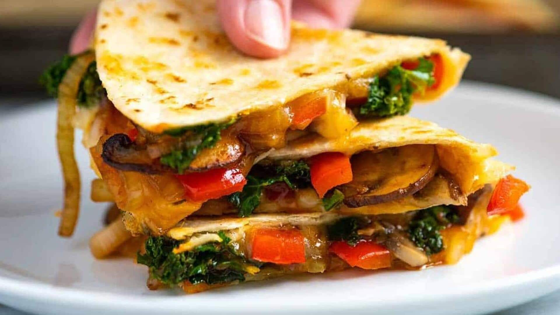 Have you tried this vegan Tex-Mex quesadilla recipe yet