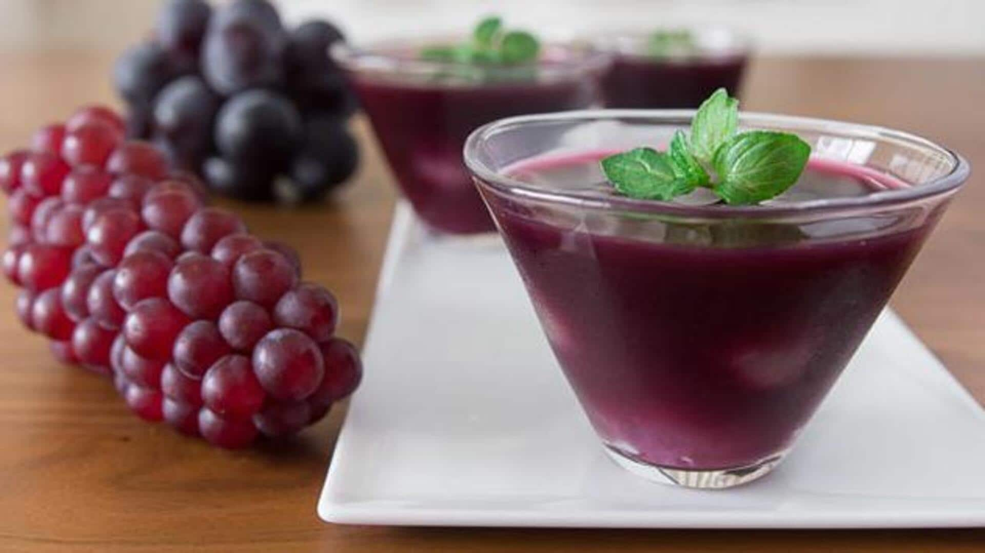 Binge on these delicious vegan grape desserts