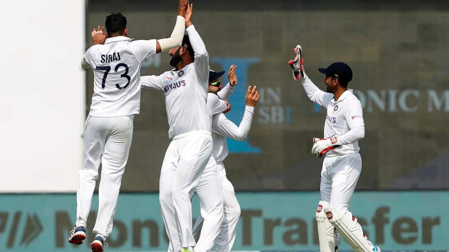 India vs NZ: Ajaz Patel enters record books; Siraj shines