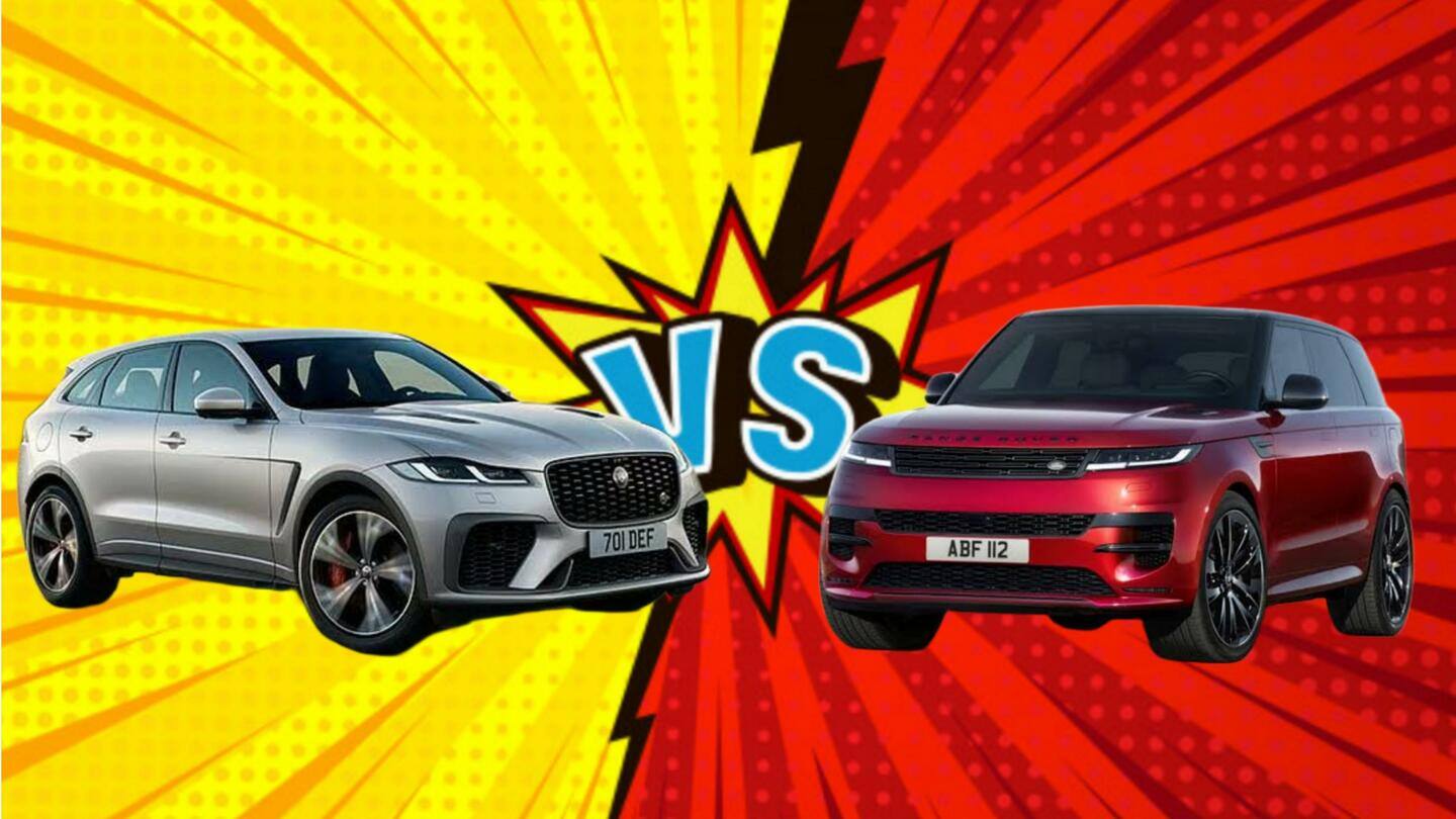 Jaguar F-PACE v/s Range Rover Sport: Which is better