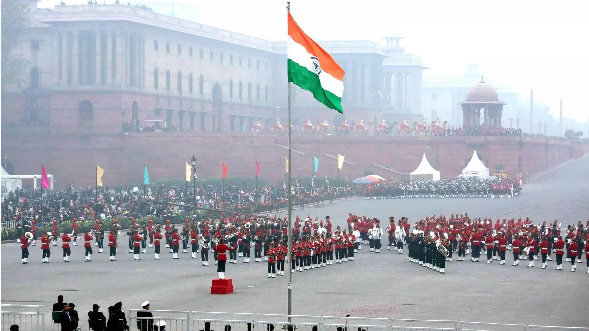 31 all-Indian tunes to reverberate at Beating Retreat ceremony today