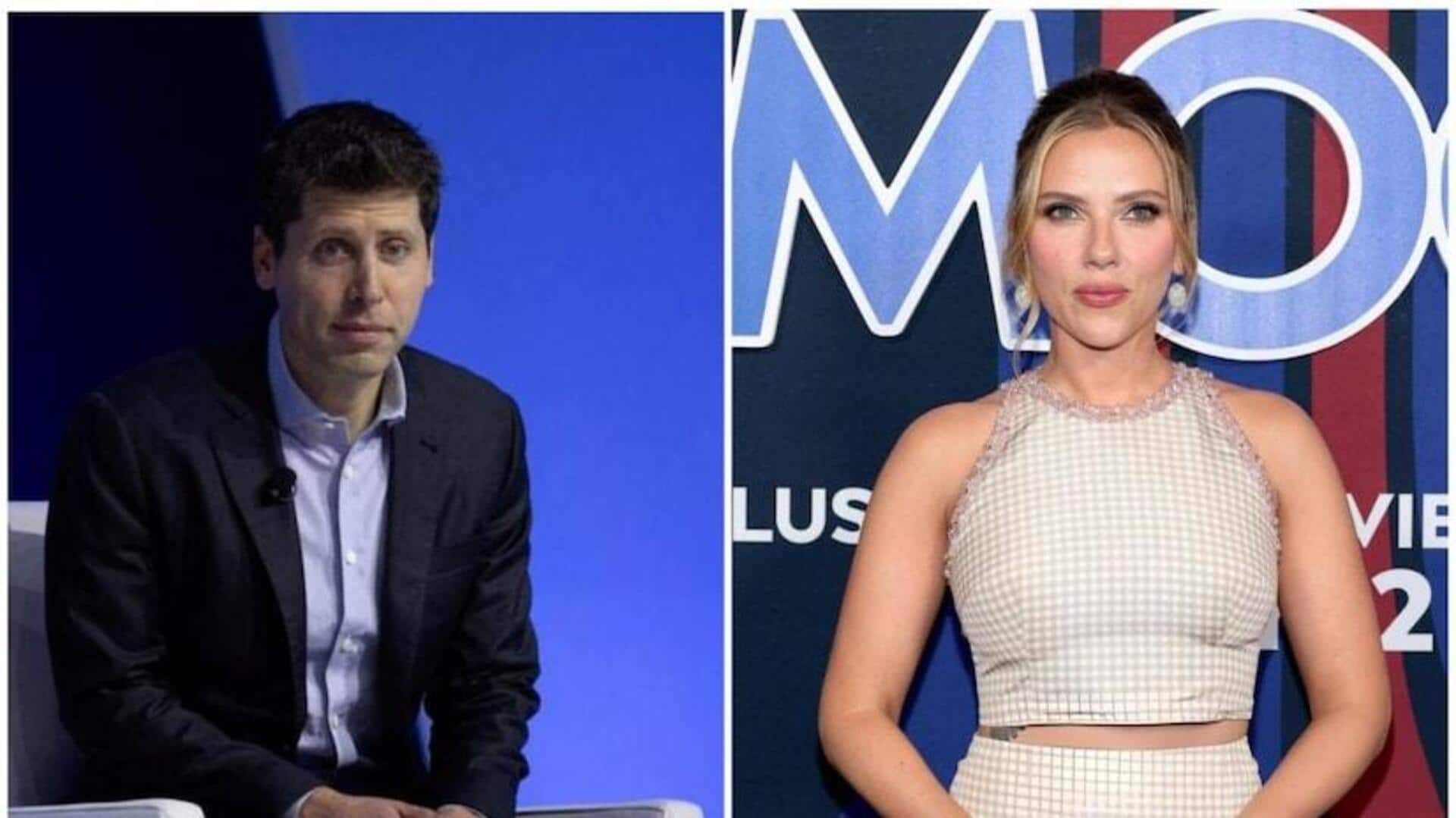 'Could be Marvel villain': Scarlett Johansson on OpenAI's Sam Altman