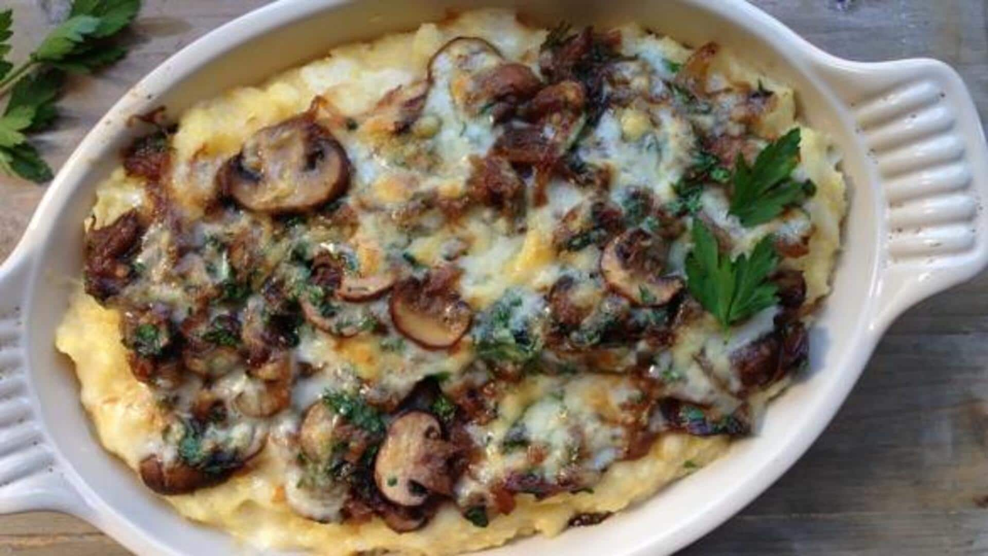 Recipe-o'-clock: Cook Italian truffle polenta with wild mushrooms at home