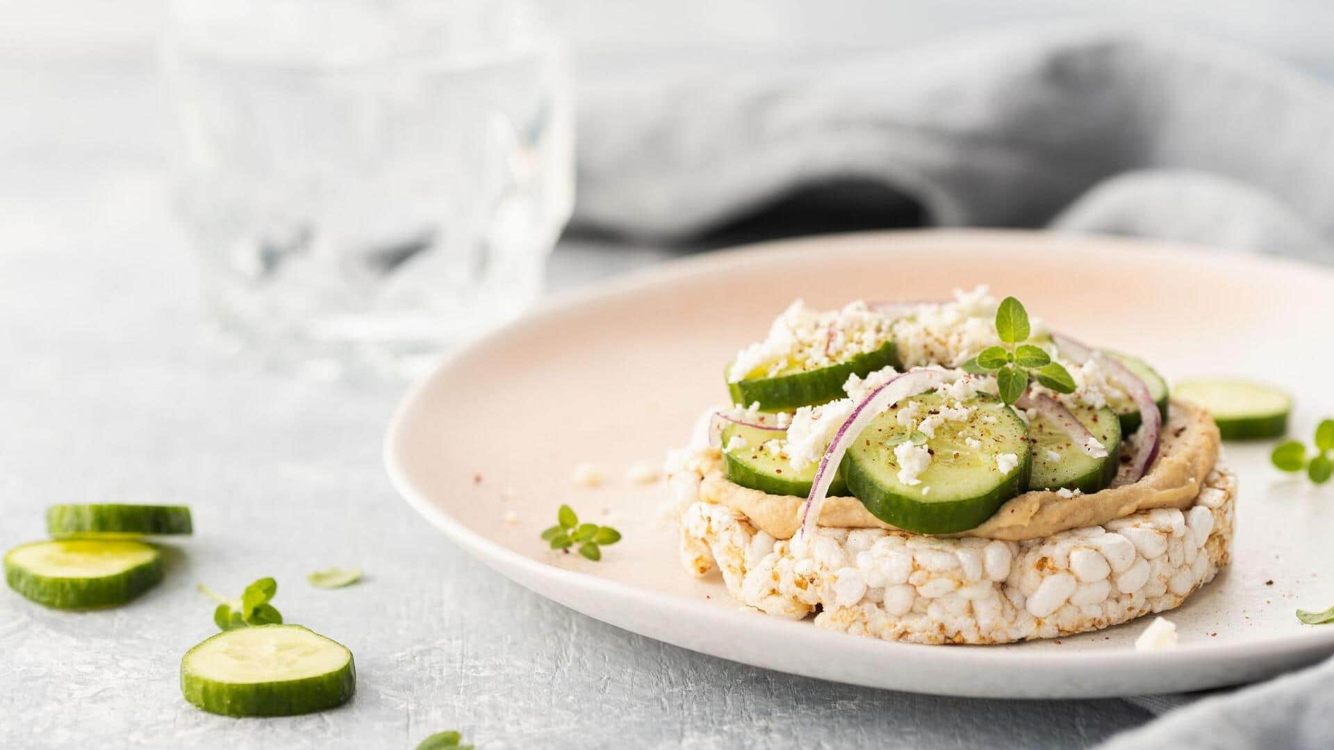Rice cake snack idea for busy mornings Rice cake snack idea for busy mornings
