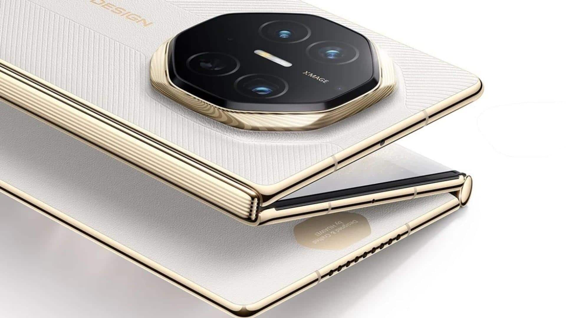 This is what Huawei's new triple-fold phone will look like This is what Huawei's new triple-fold phone will look like