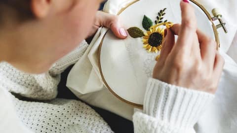 How to use embroidery to enhance your mental well-being