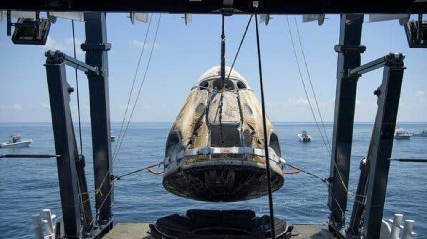 Crew was flown to Florida by helicopter after landing Crew was flown to Florida by helicopter after landing