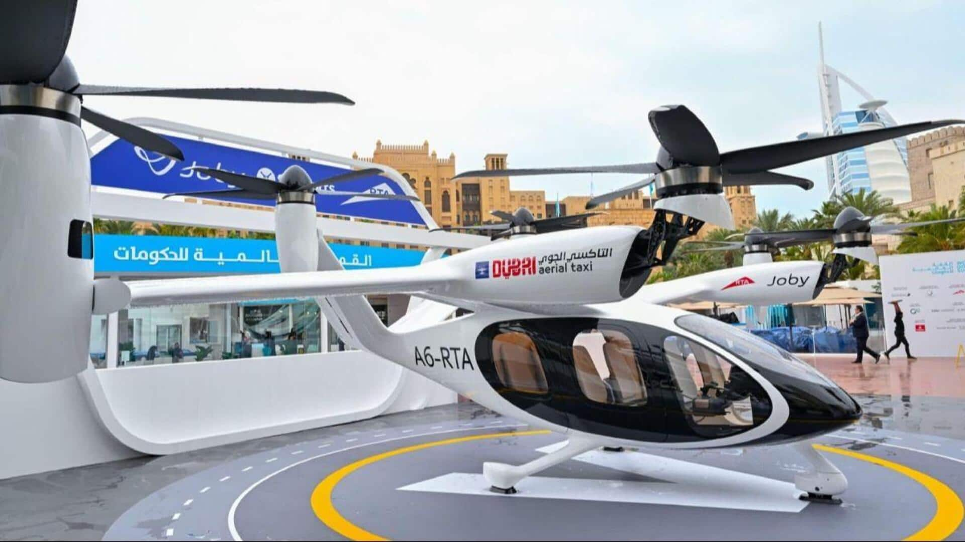 Dubai will launch world's first air taxi service in 2026