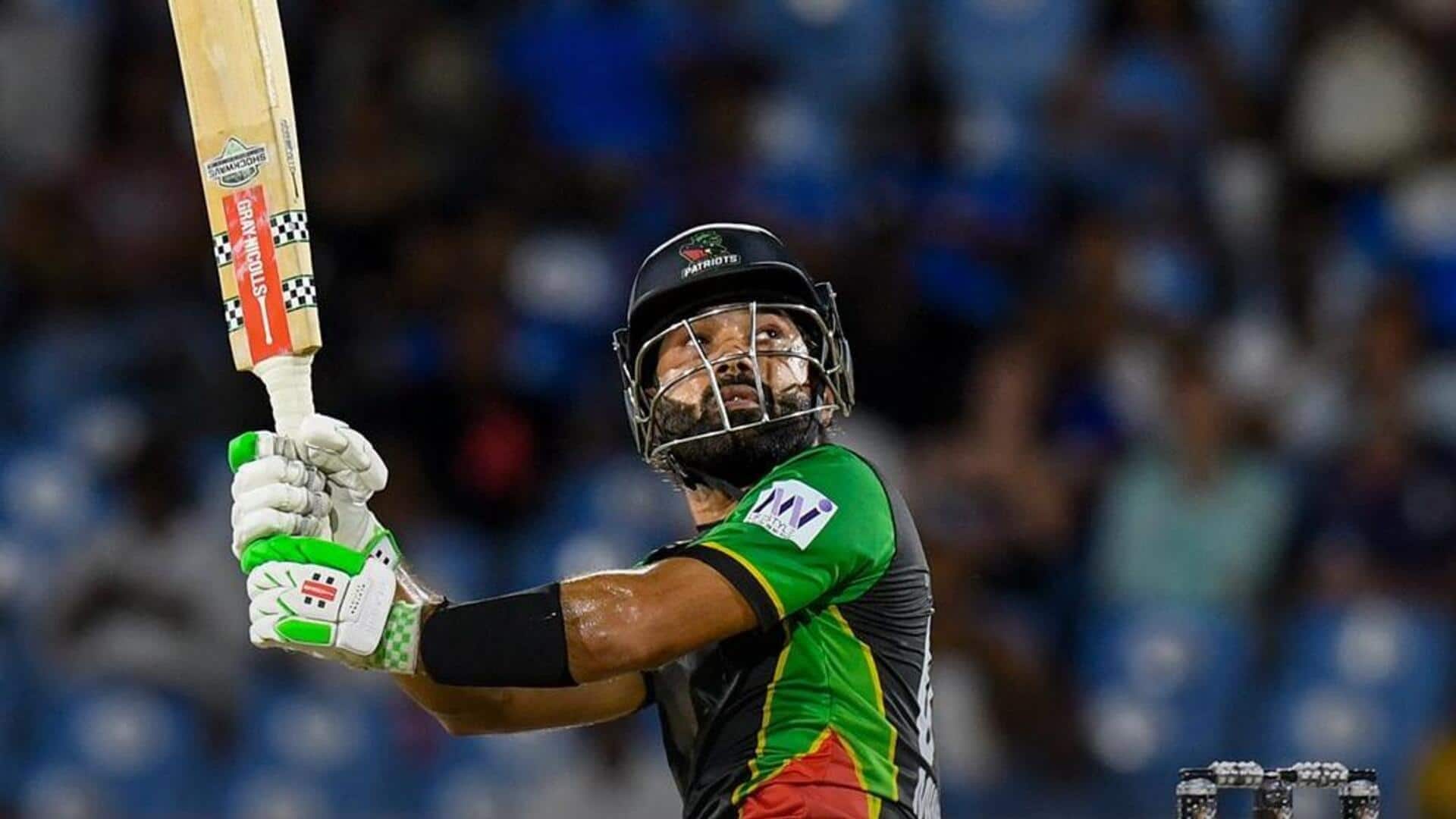 CPL 2025: Mohammad Rizwan slams his second half-century CPL 2025: Mohammad Rizwan slams his second half-century