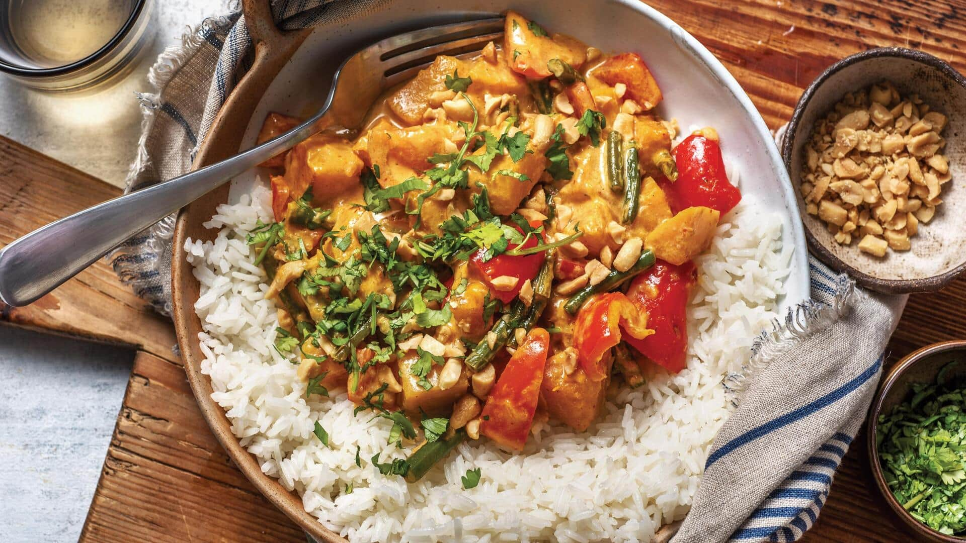 Have you tried Thai pumpkin curry with jasmine rice recipe