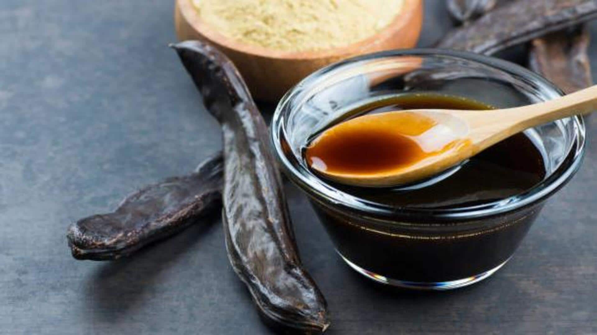 What is carob syrup?