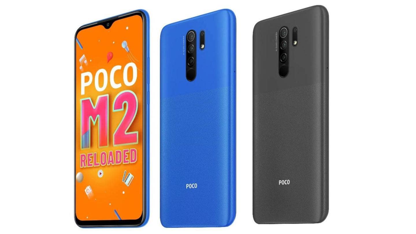 POCO M2 Reloaded smartphone launched in India at Rs. 9,500