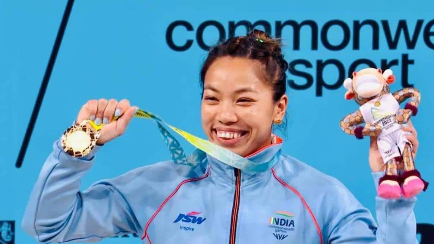 2022 National Games Mirabai Chanu wins gold in weightlifting