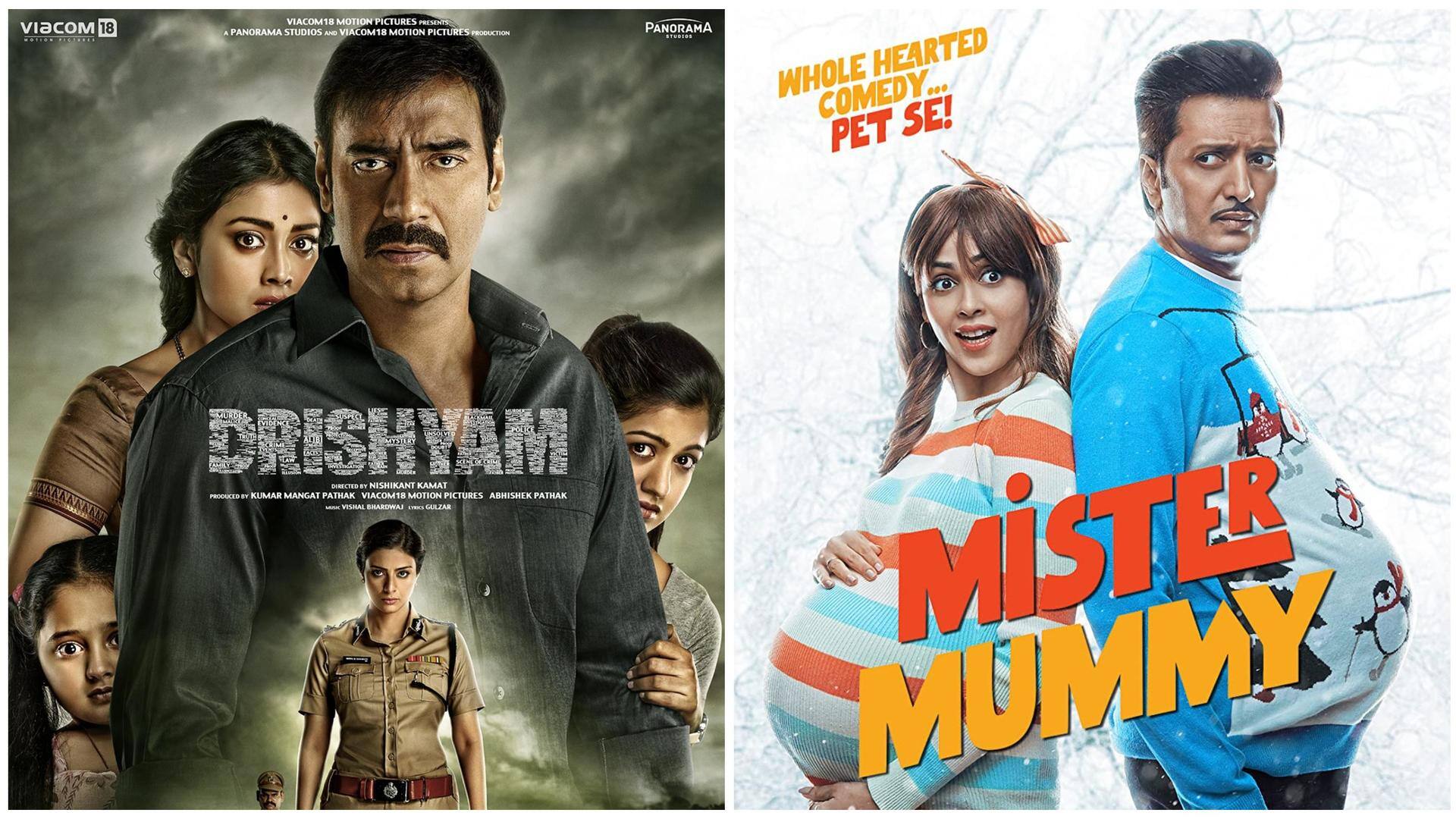 Box office clash: How are 'Drishyam 2,' 'Mister Mummy' performing?