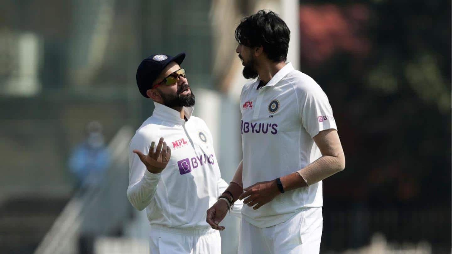 'Playing 100 Tests no mean feat', Kohli on Ishant Sharma