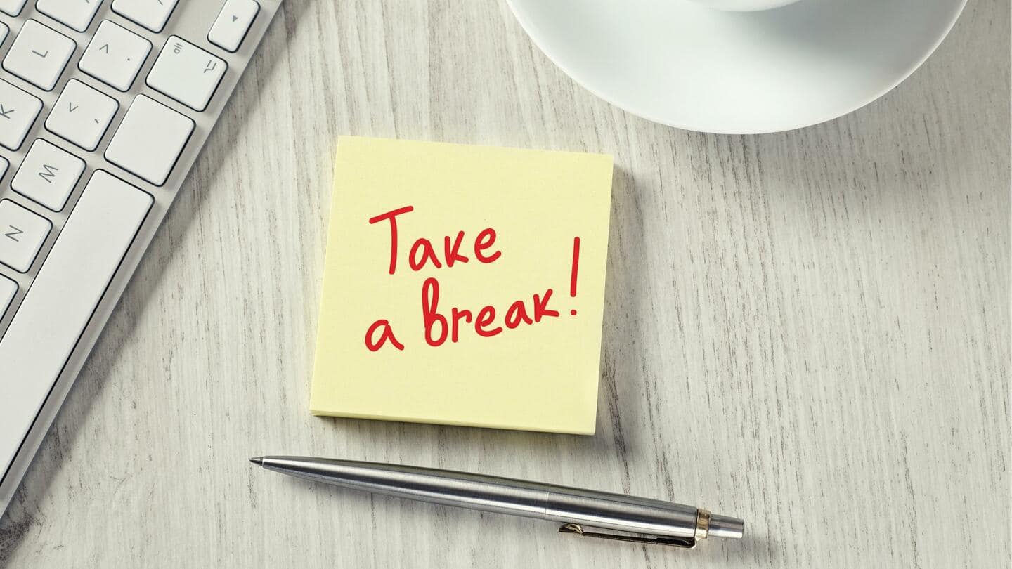 The many benefits of taking micro-breaks at work