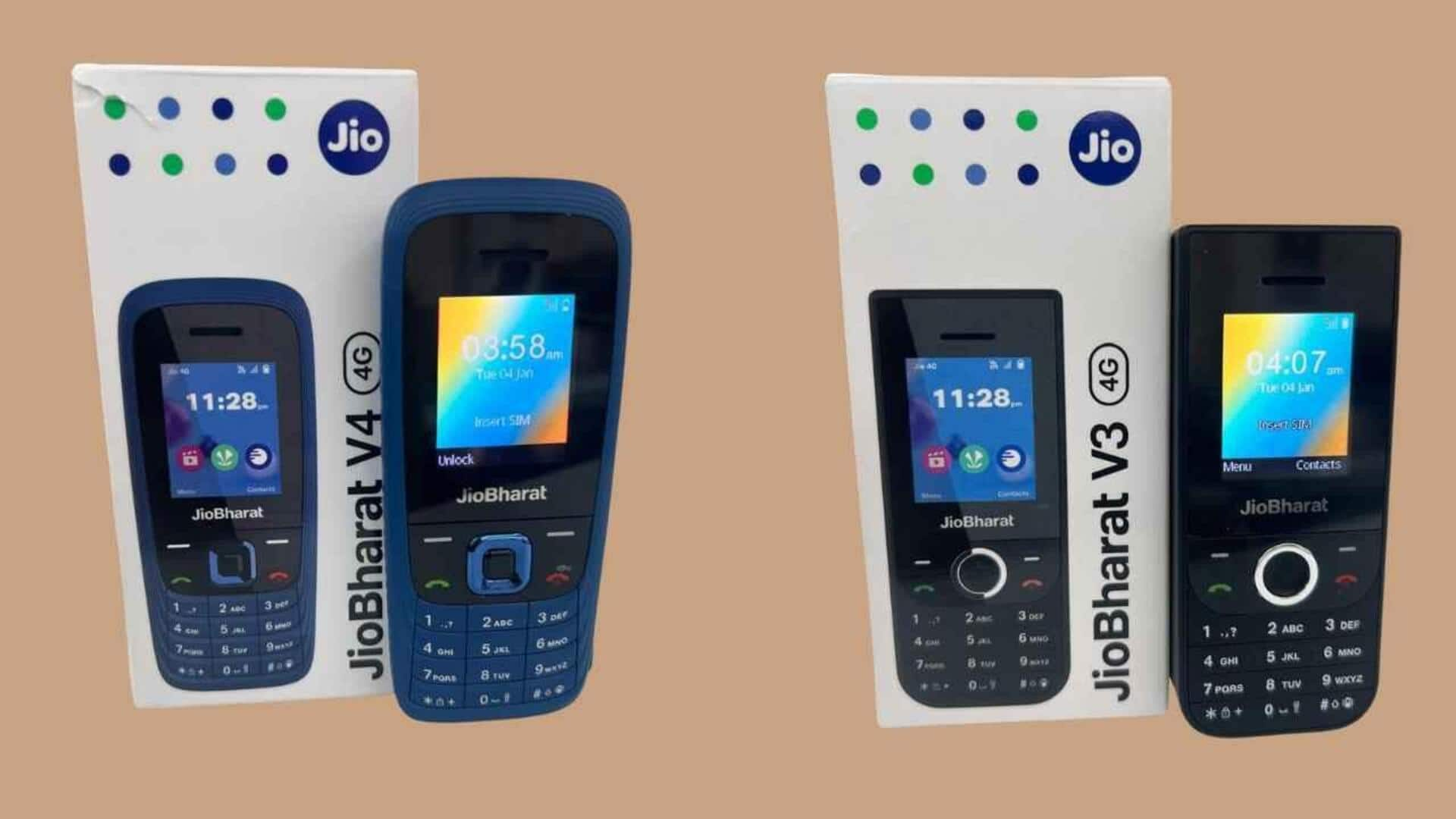 Jio's latest 4G phones, priced at ₹1,100, offer JioCinema, JioPay