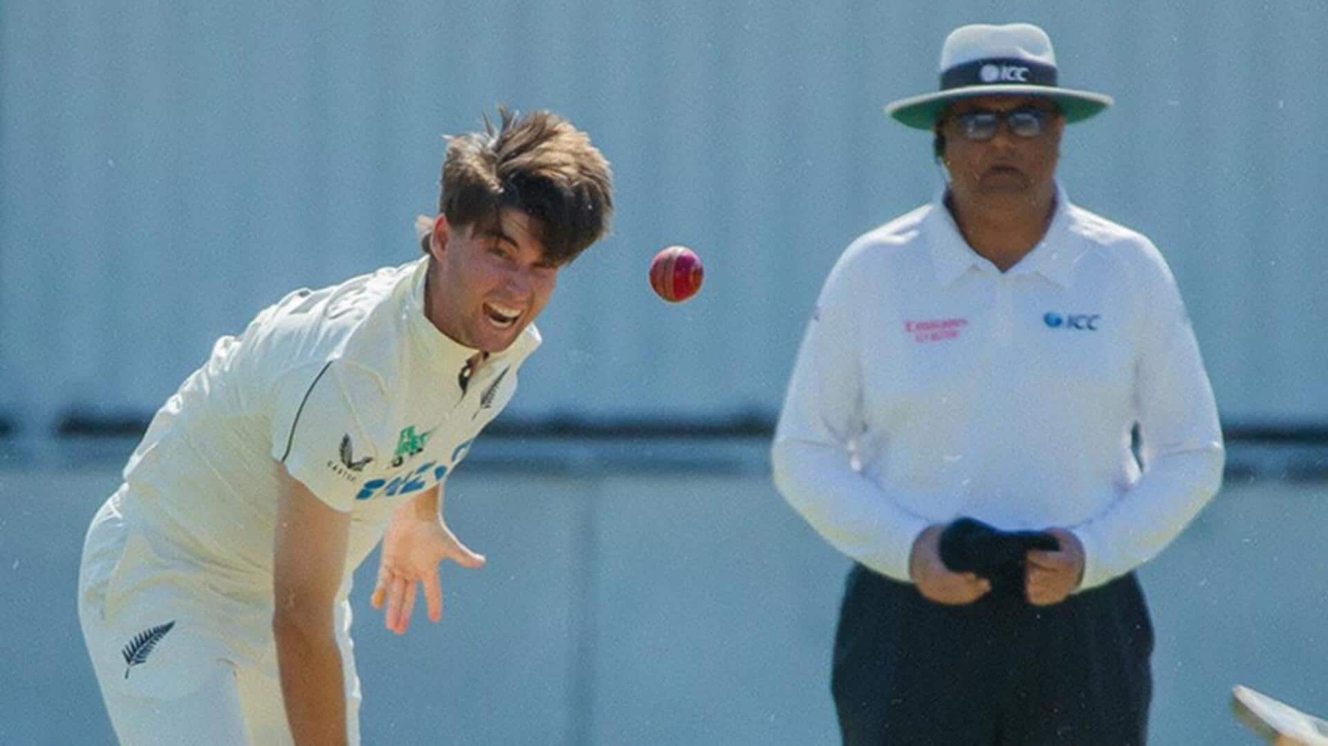 New Zealand pacer Zakary Foulkes records four-fer on Test debut