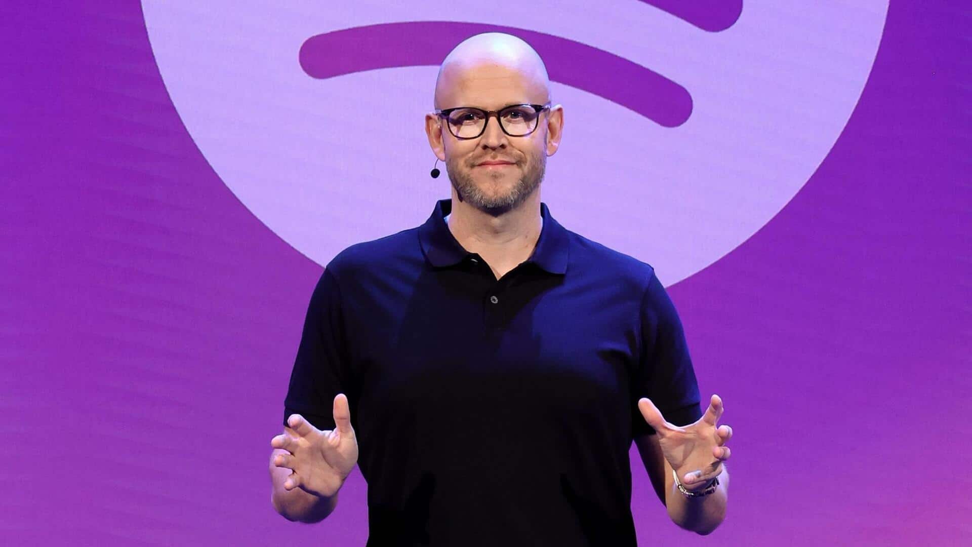Spotify CEO is stepping down to focus on long-term growth