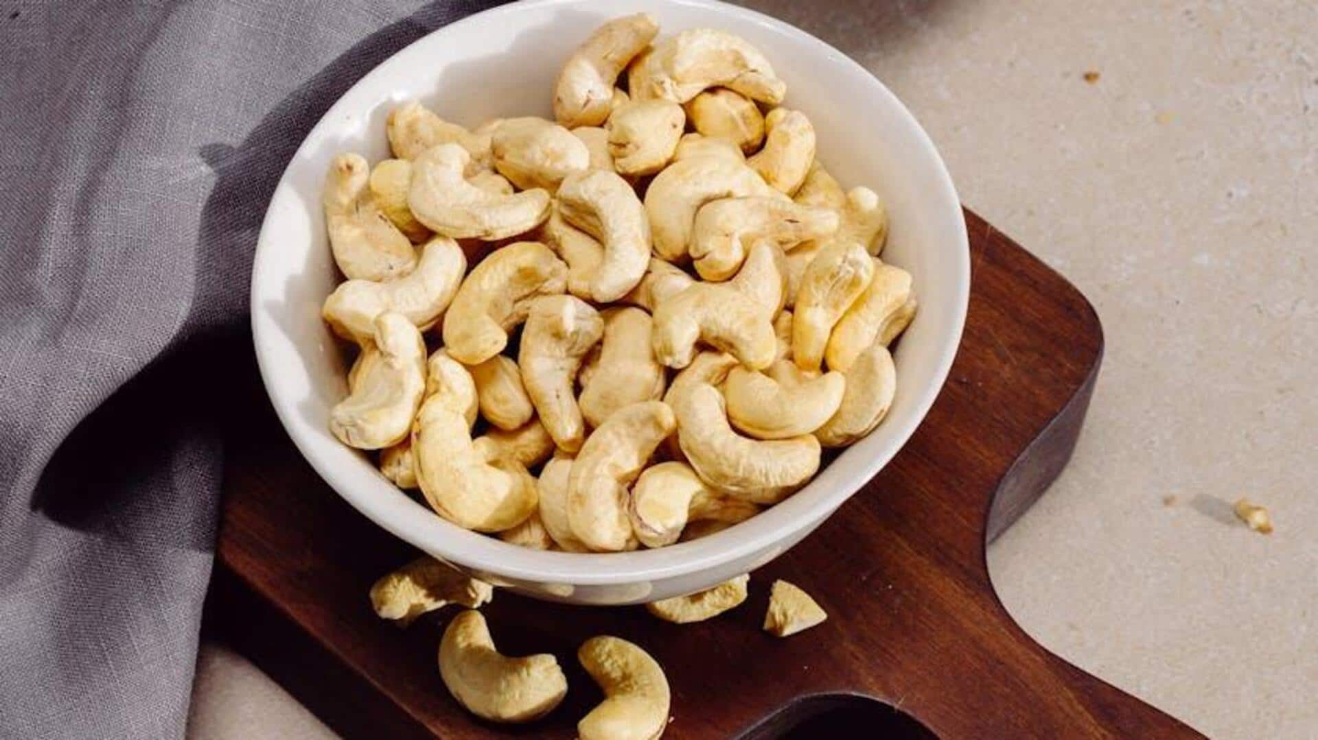 5 delicious recipes featuring cashew nuts