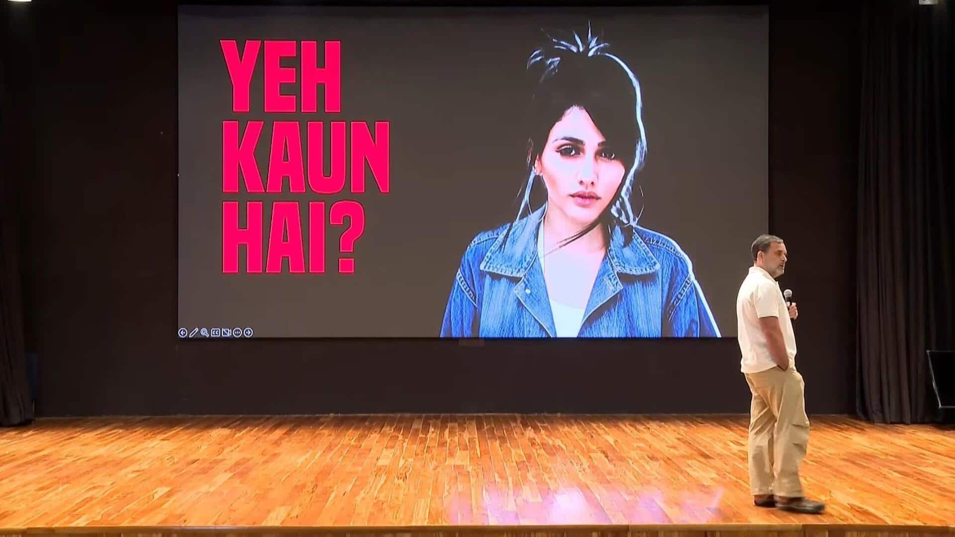 'I've never been...': Brazil model from Rahul Gandhi's presser responds 