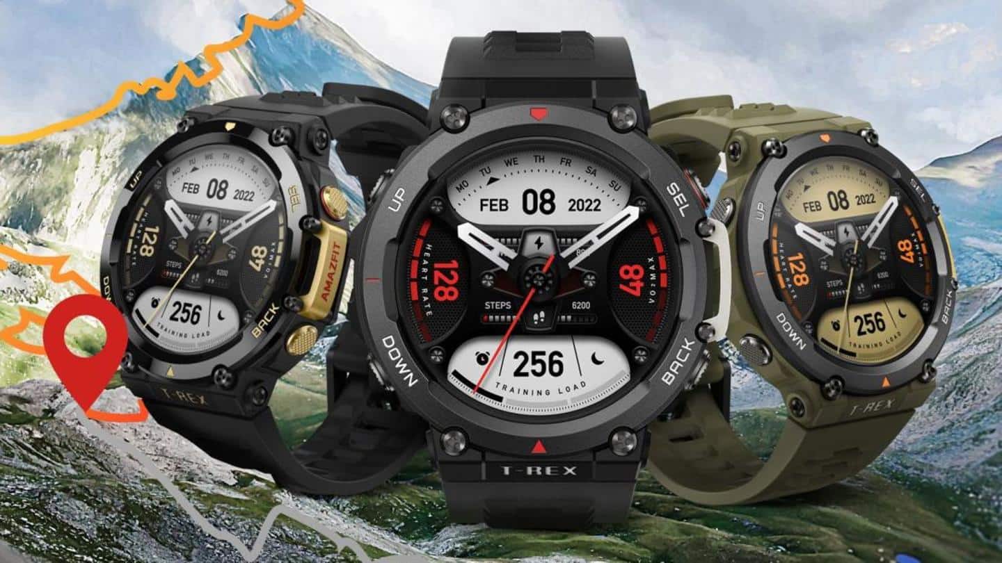 Amazfit T-Rex 2 military-grade smartwatch launched: Check price, specifications