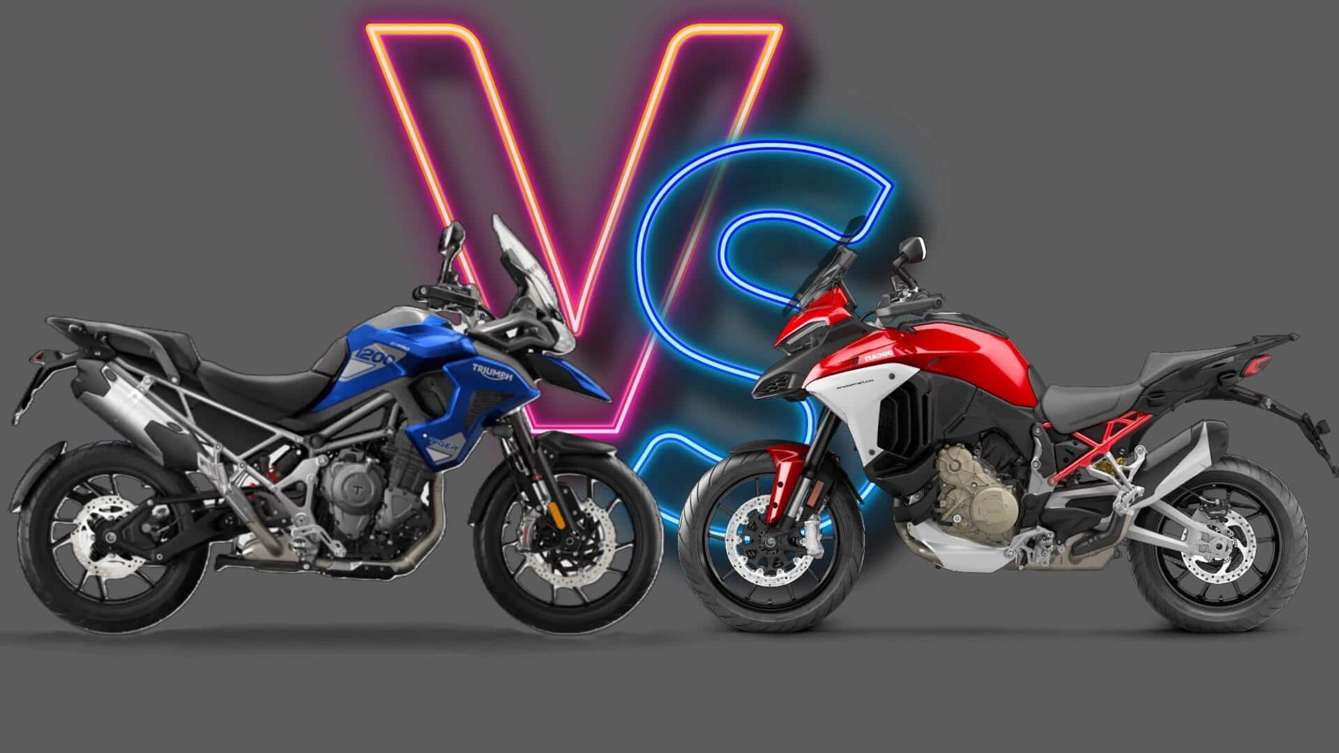 How Triumph Tiger 1200 fares against Ducati Multistrada V4