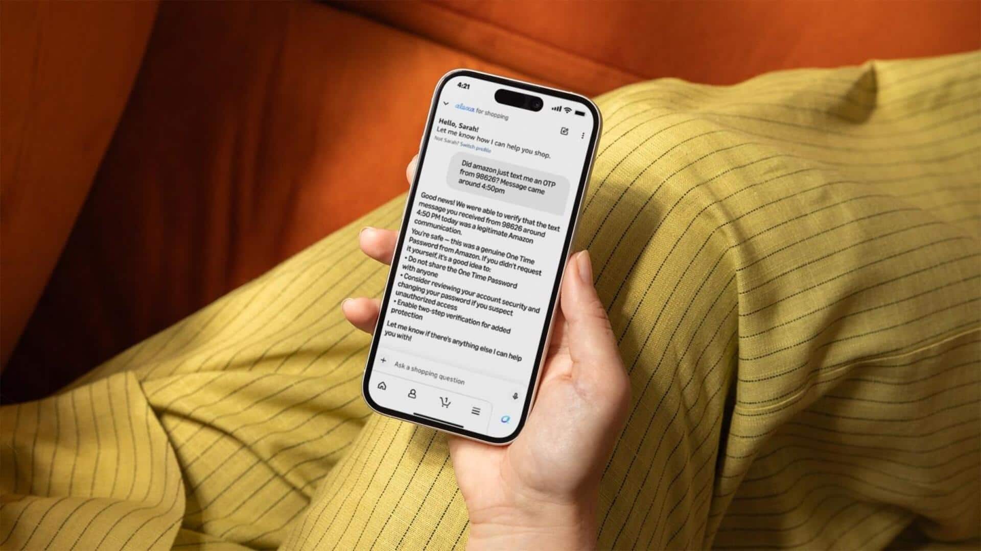 Amazon is using AI to help customers spot scam messages