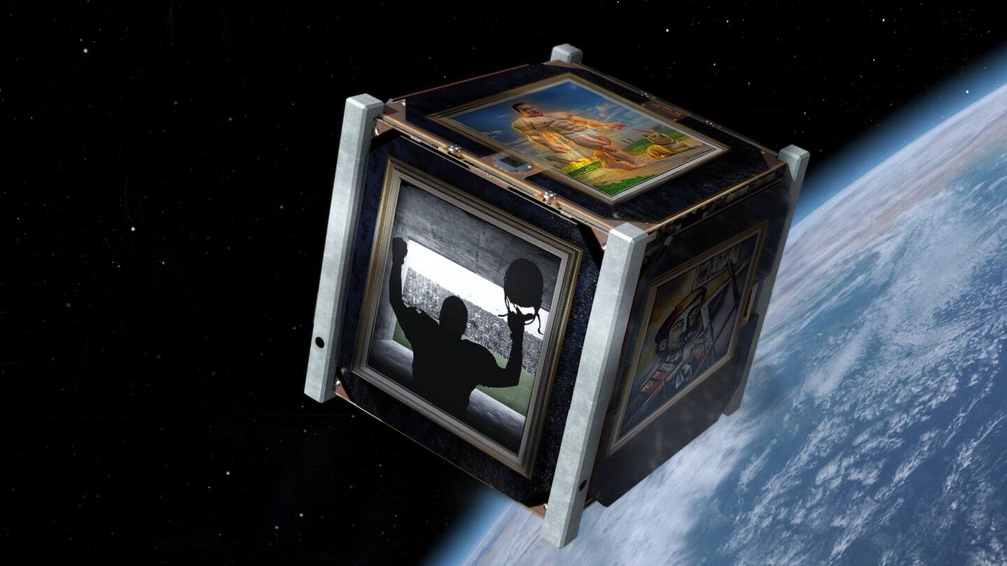 CubeSat will sport a pixelated display for ads, artwork CubeSat will sport a pixelated display for ads, artwork