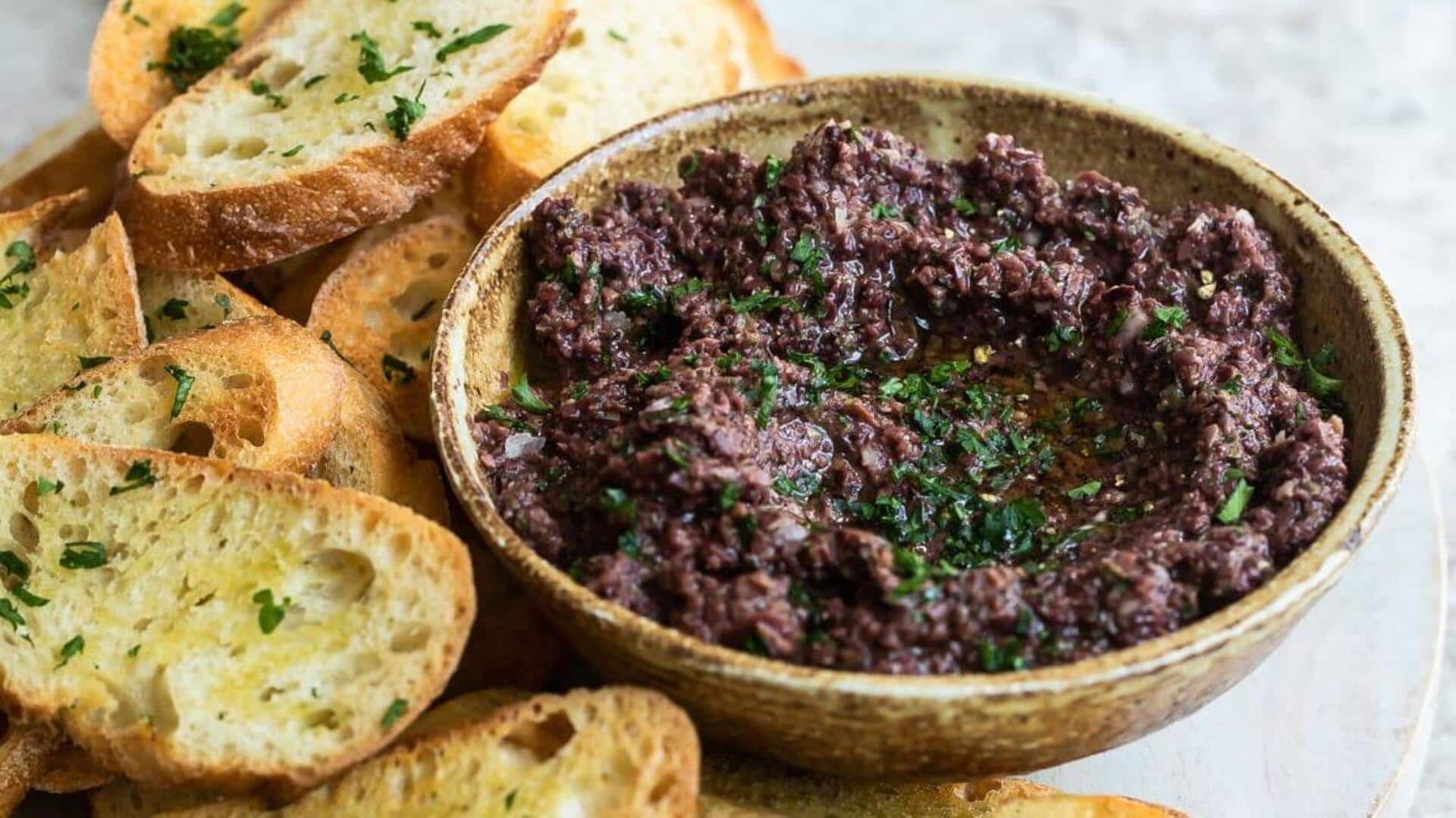 Traversing tapenade's Mediterranean journey