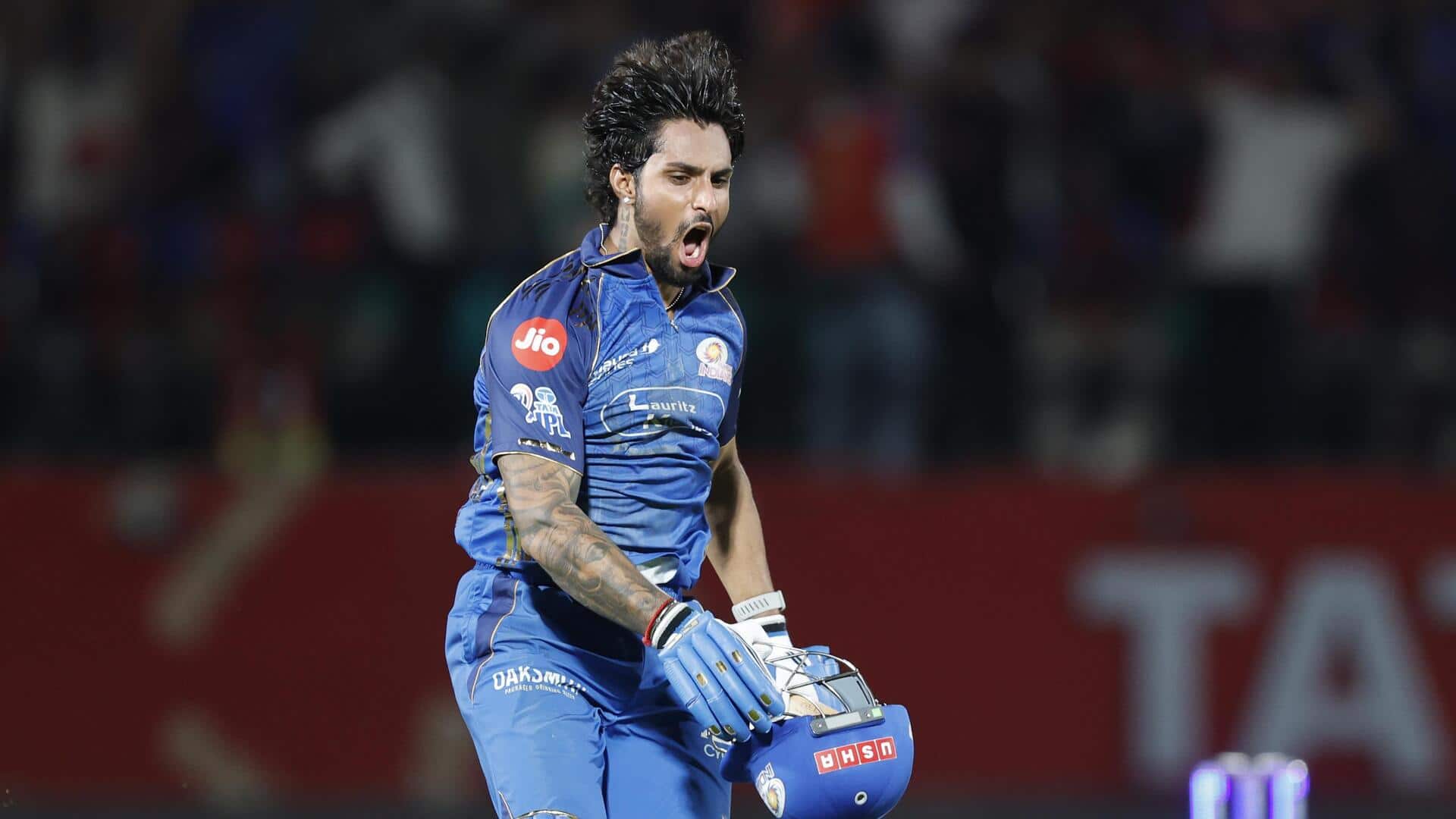 MI's Tilak Varma slams his 10th half-century in IPL: Stats