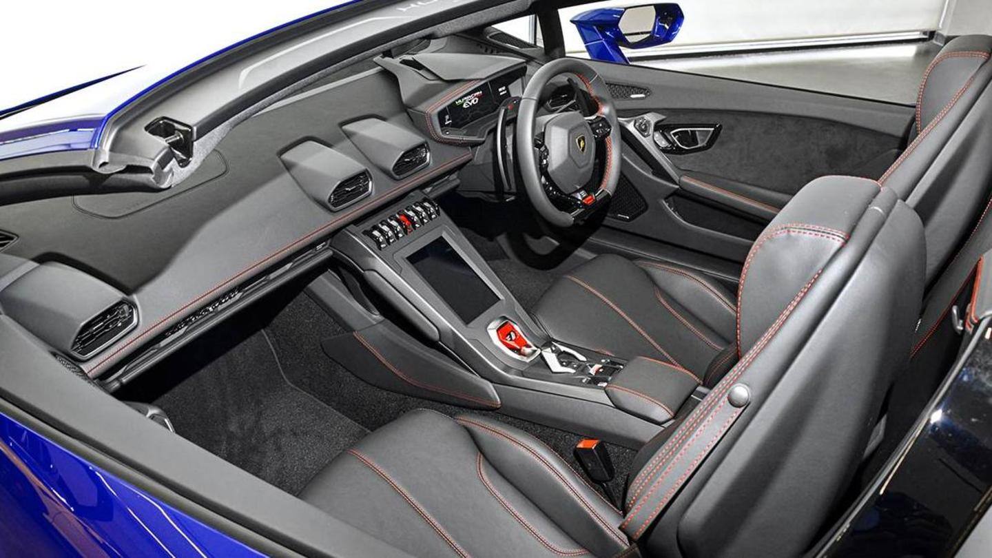 The vehicle sports an 8.4-inch touchscreen console The vehicle sports an 8.4-inch touchscreen console