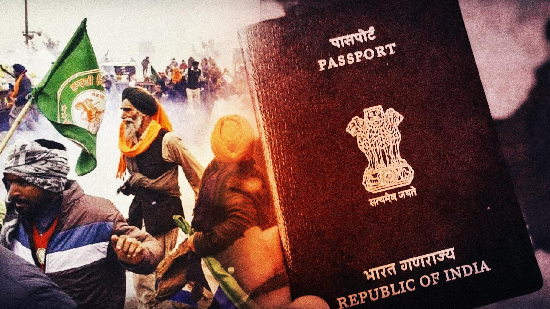 'Will cancel passport, visa': Haryana cops tell protesting farmers