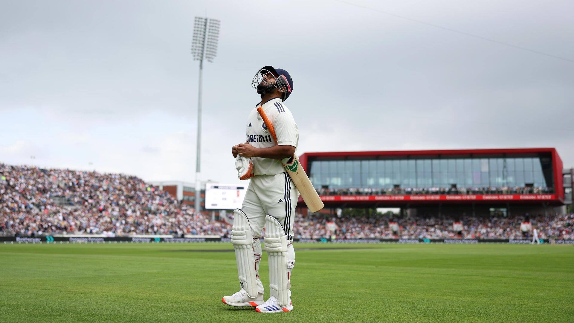 Injured Rishabh Pant hits valiant 54 in Manchester Test: Stats