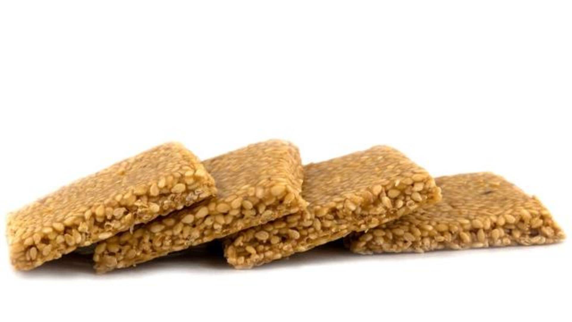 Start your day right with sesame jaggery bars