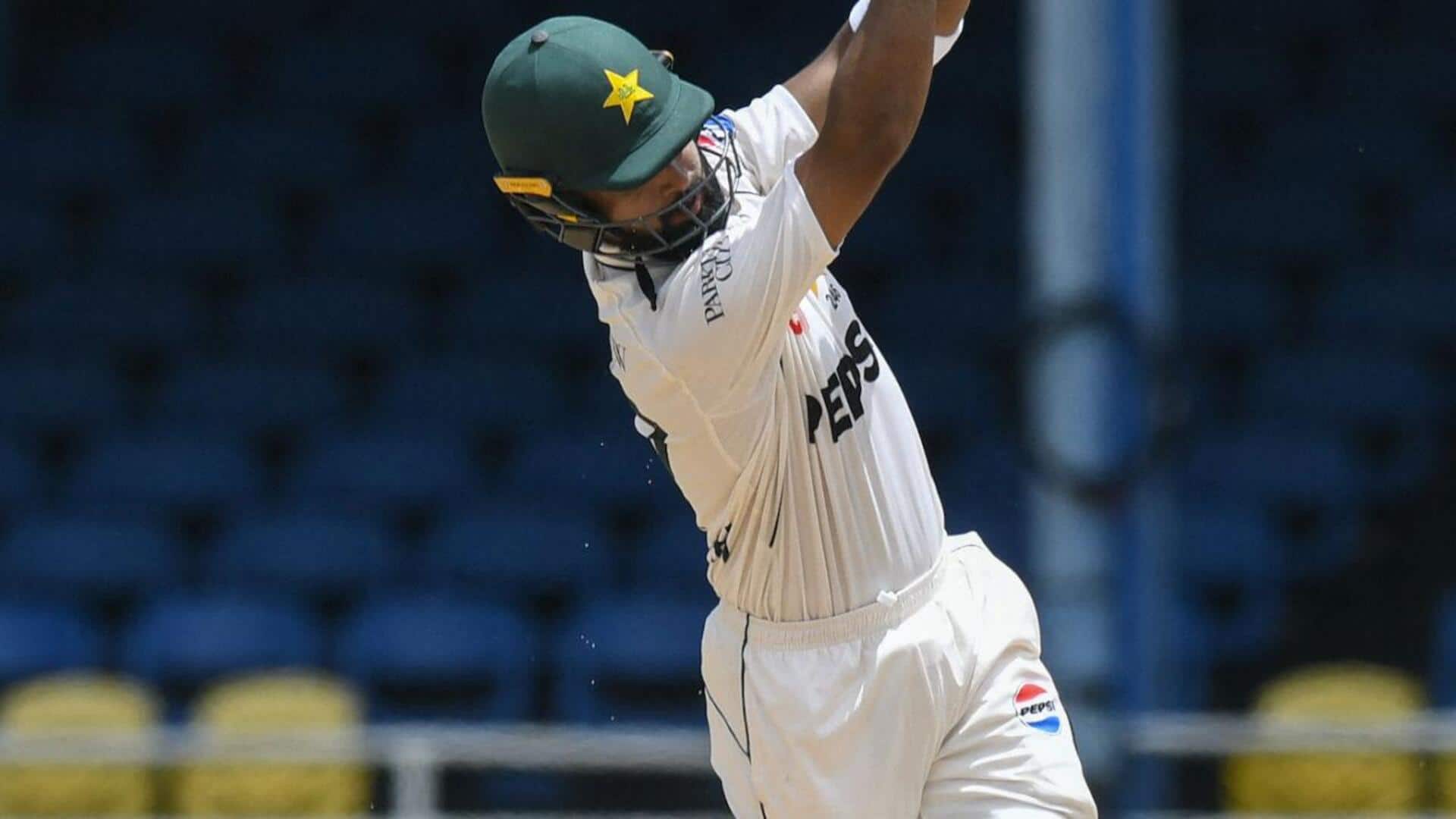 Abdullah Shafique slams his third 50-plus Test score against England  