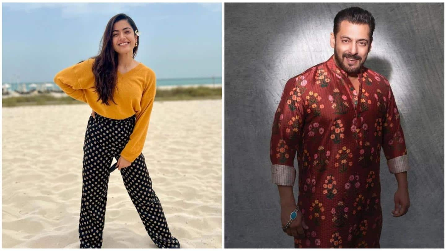 Watch: Rashmika Mandanna, Salman Khan groove to 'Pushpa's 'Saami Saami'