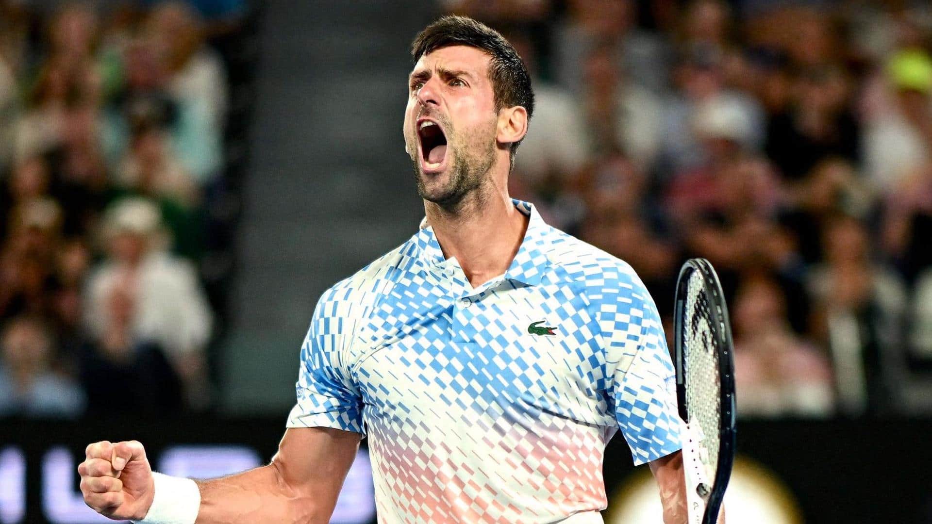 2023 French Open, Novak Djokovic reaches third round: Key stats